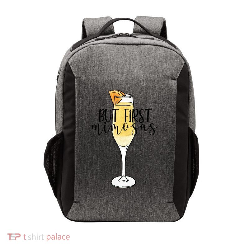 But First Mimosas Brunch Day Ing Bachelorette Party Gift Vector Backpack