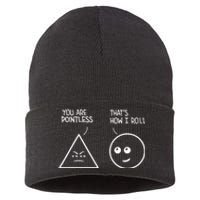 Best Funny Math Teacher Joke Humor Science Fun Math Pun Sustainable Knit Beanie