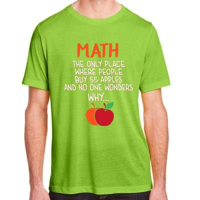 Best Funny Math Teacher Joke Humor Science Fun Math Pun Adult ChromaSoft Performance T-Shirt