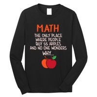 Best Funny Math Teacher Joke Humor Science Fun Math Pun Long Sleeve Shirt