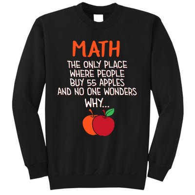 Best Funny Math Teacher Joke Humor Science Fun Math Pun Sweatshirt