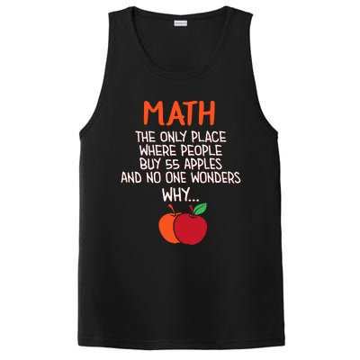 Best Funny Math Teacher Joke Humor Science Fun Math Pun PosiCharge Competitor Tank