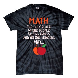 Best Funny Math Teacher Joke Humor Science Fun Math Pun Tie-Dye T-Shirt