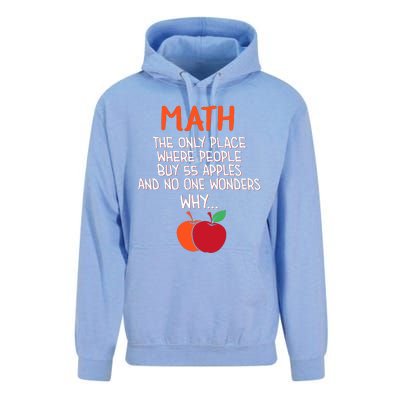 Best Funny Math Teacher Joke Humor Science Fun Math Pun Unisex Surf Hoodie