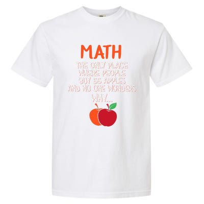 Best Funny Math Teacher Joke Humor Science Fun Math Pun Garment-Dyed Heavyweight T-Shirt