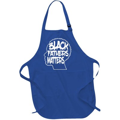 Black Fathers Matter Africanamerican Dad Family Cute Gift Full-Length Apron With Pockets