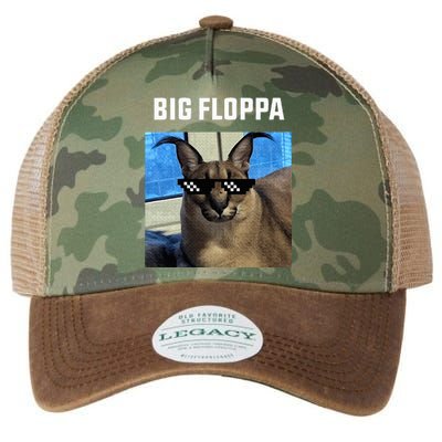 Big Floppa Meme Cat Legacy Tie Dye Trucker Hat