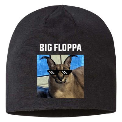 Big Floppa Meme Cat Sustainable Beanie