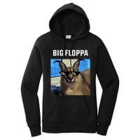 Big Floppa Meme Cat Women's Pullover Hoodie