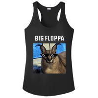 Big Floppa Meme Cat Ladies PosiCharge Competitor Racerback Tank