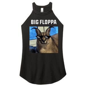 Big Floppa Meme Cat Women's Perfect Tri Rocker Tank