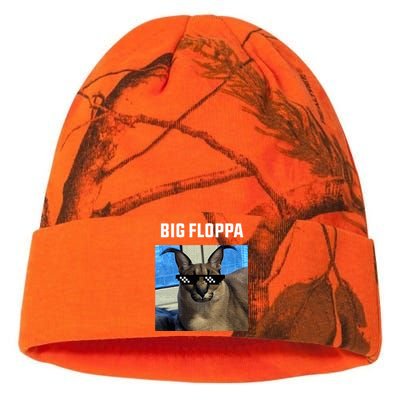 Big Floppa Meme Cat Kati Licensed 12" Camo Beanie