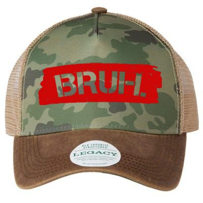 Bruh Funny Meme Legacy Tie Dye Trucker Hat