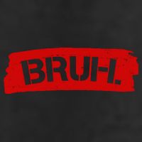 Bruh Funny Meme 7 Panel Mesh Trucker Snapback Hat