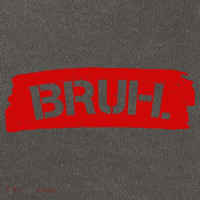Bruh Funny Meme Cotton Canvas Backpack