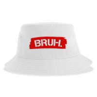 Bruh Funny Meme Sustainable Bucket Hat