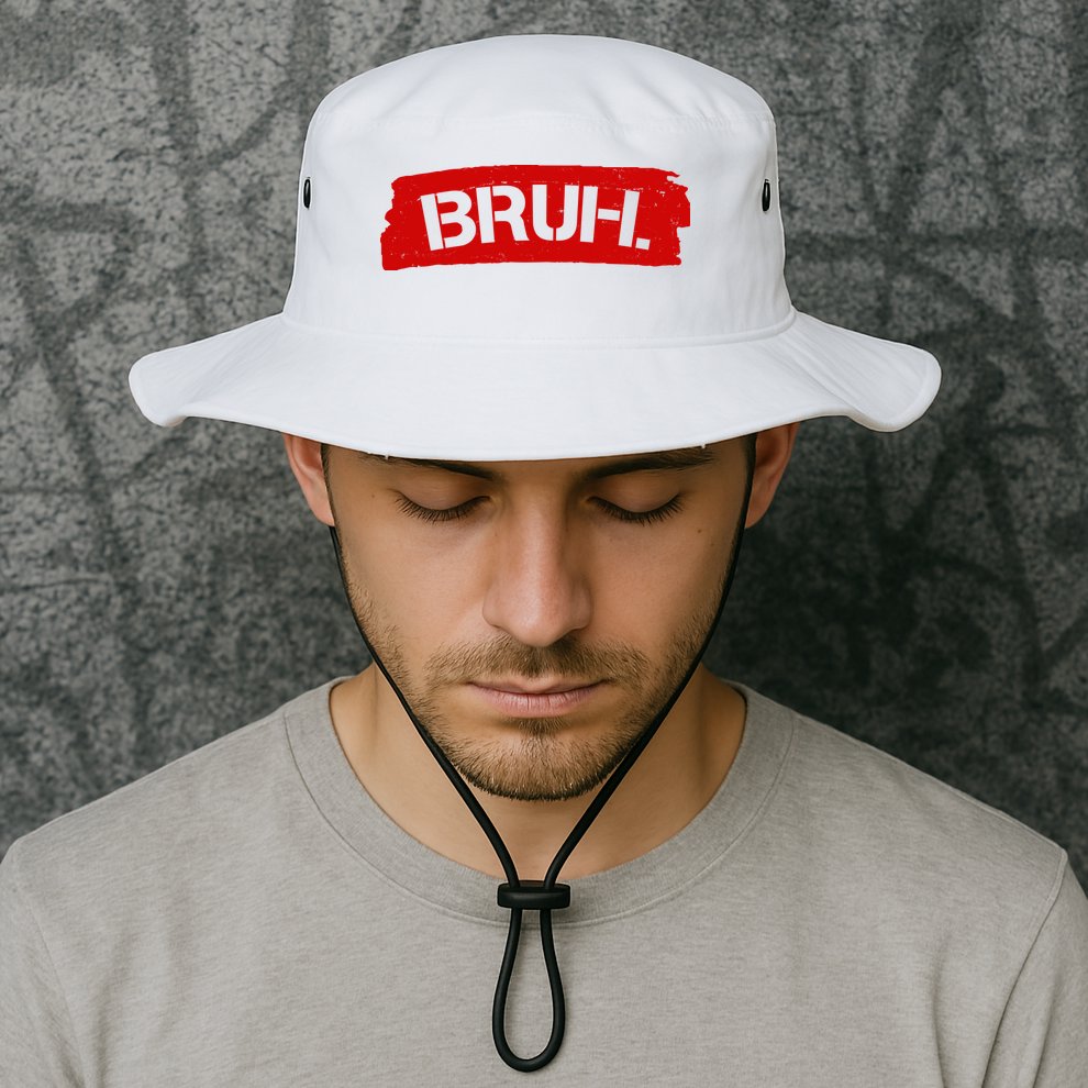 Bruh Funny Meme Bucket Hat