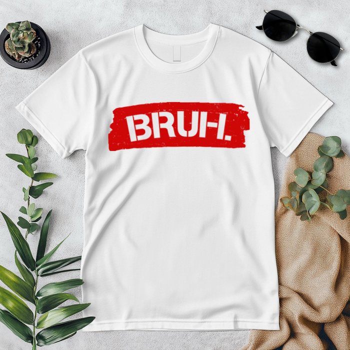 Bruh Funny Meme Premium T-Shirt