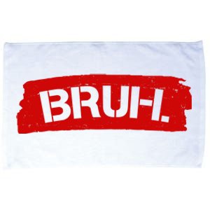 Bruh Funny Meme Microfiber Hand Towel