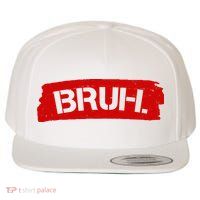Bruh Funny Meme Wool Snapback Cap