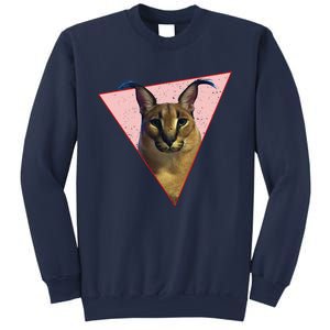 Big Floppa Meme Funny Cat Sweatshirt