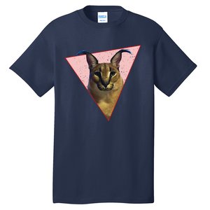 Big Floppa Meme Funny Cat Tall T-Shirt