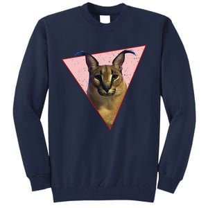 Big Floppa Meme Funny Cat Tall Sweatshirt