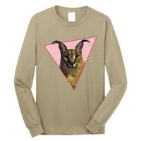 Big Floppa Meme Funny Cat Long Sleeve Shirt