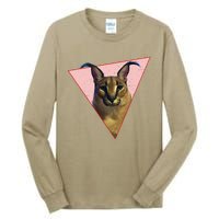 Big Floppa Meme Funny Cat Tall Long Sleeve T-Shirt