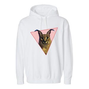 Big Floppa Meme Funny Cat Garment-Dyed Fleece Hoodie