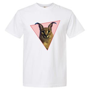 Big Floppa Meme Funny Cat Garment-Dyed Heavyweight T-Shirt