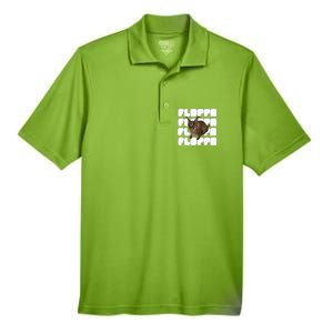 Big Floppa Meme Cat Gift Men's Origin Performance Pique Polo