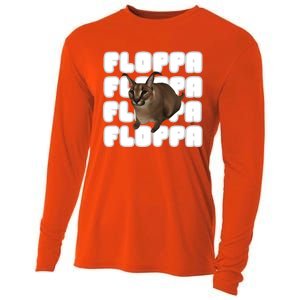 Big Floppa Meme Cat Gift Cooling Performance Long Sleeve Crew