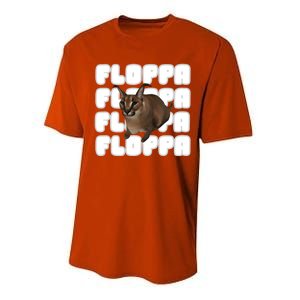 Big Floppa Meme Cat Gift Performance Sprint T-Shirt