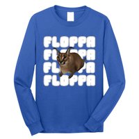 Big Floppa Meme Cat Gift Long Sleeve Shirt