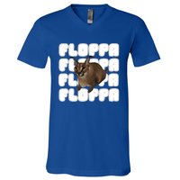 Big Floppa Meme Cat Gift V-Neck T-Shirt