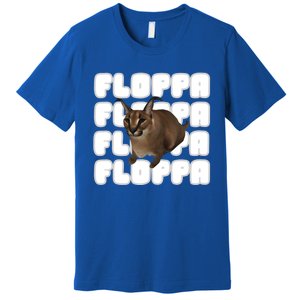 Big Floppa Meme Cat Gift Premium T-Shirt