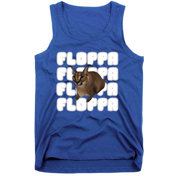 Big Floppa Meme Cat Gift Tank Top