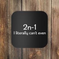 Best Funny Math Teacher Joke Humor Science Fun Math Pun Coaster