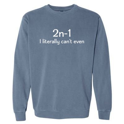 Best Funny Math Teacher Joke Humor Science Fun Math Pun Garment-Dyed Sweatshirt