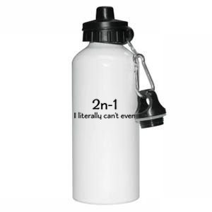 Best Funny Math Teacher Joke Humor Science Fun Math Pun Aluminum Water Bottle