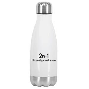 Best Funny Math Teacher Joke Humor Science Fun Math Pun Stainless Steel Insulated Water Bottle