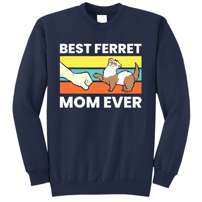 Best Ferret Mom Ever Love Ferret Sweatshirt