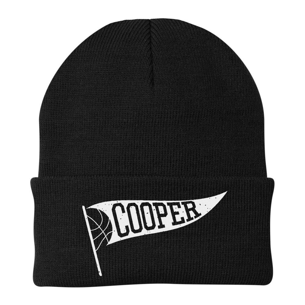 Basketball Fan Merch Cooper Flag Beanie