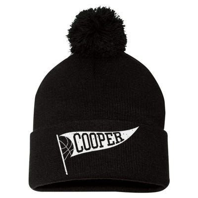 Basketball Fan Merch Cooper Flag Pom Pom 12in Knit Beanie