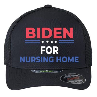 Biden For Nursing Home Flexfit Unipanel Trucker Cap