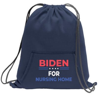 Biden For Nursing Home Sweatshirt Cinch Pack Bag