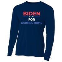 Biden For Nursing Home Cooling Performance Long Sleeve Crew