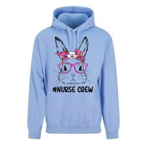 Bunny Face Nurse Tie Dye Glasses Easter Day Unisex Surf Hoodie