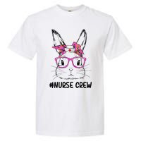 Bunny Face Nurse Tie Dye Glasses Easter Day Garment-Dyed Heavyweight T-Shirt